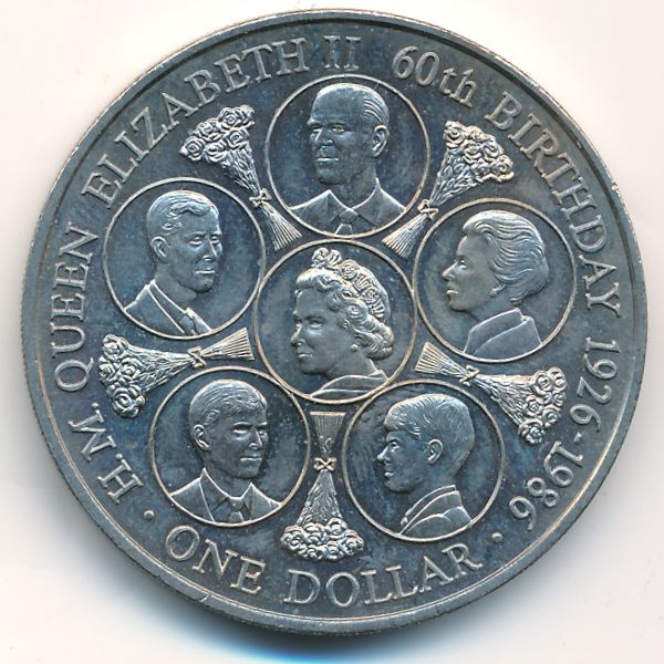 Острова Кука, 1 доллар (1986 г.)