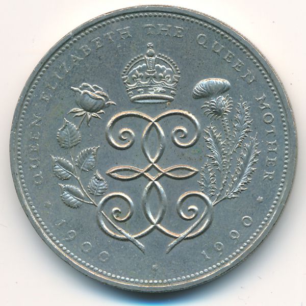 Великобритания, 5 фунтов (1990 г.)