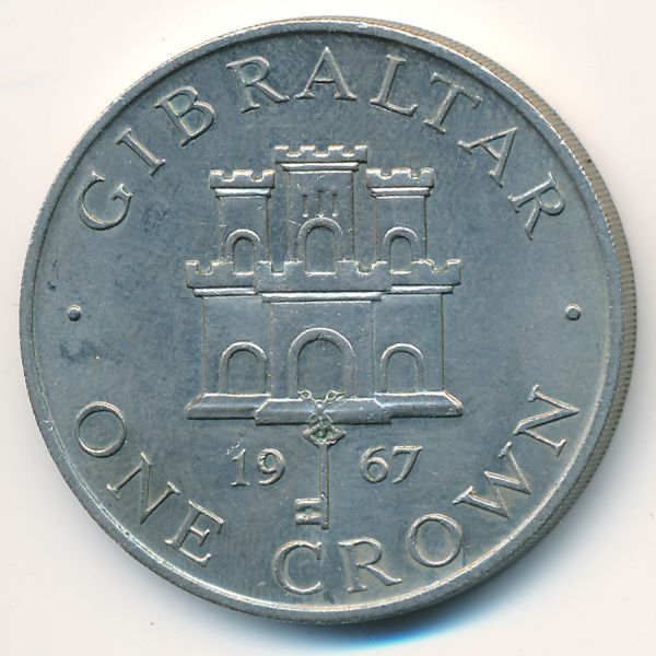Гибралтар, 1 крона (1967 г.)
