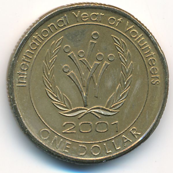 Австралия, 1 доллар (2001 г.)