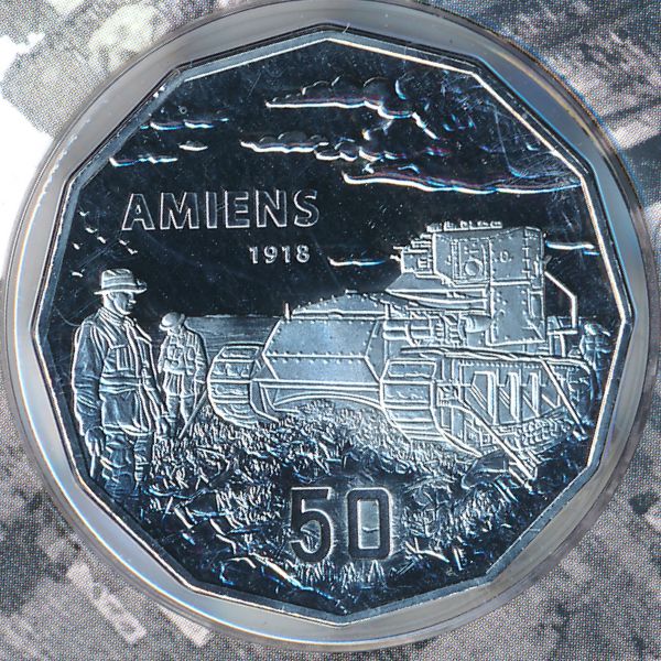 Австралия, 50 центов (2018 г.)
