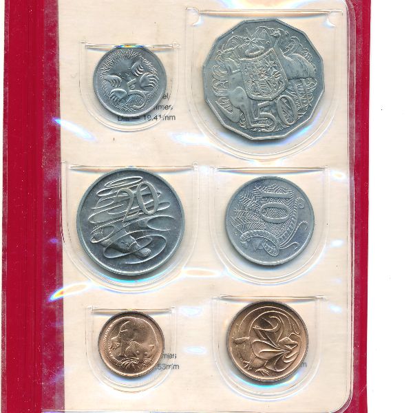 Австралия, Набор монет (1980 г.)