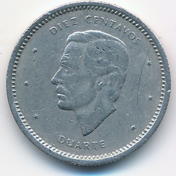 Доминиканская республика, 10 сентаво (1987 г.)