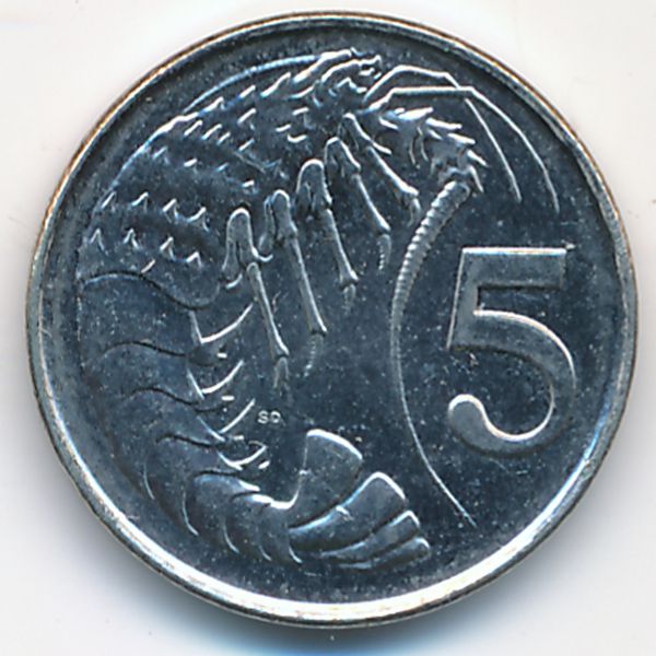 Каймановы острова, 5 центов (1999 г.)