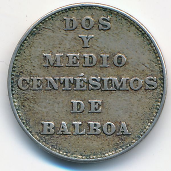 Панама, 2 1/2 сентесимо (1929 г.)