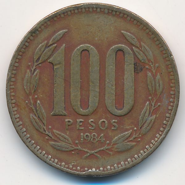 Чили, 100 песо (1984 г.)