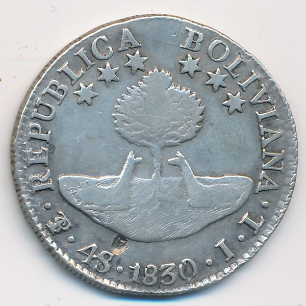 Боливия, 4 соля (1830 г.)