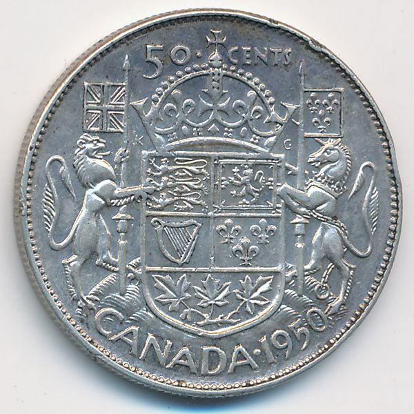 Канада, 50 центов (1950 г.)