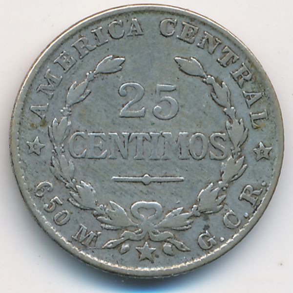 Коста-Рика, 25 сентимо (1924 г.)