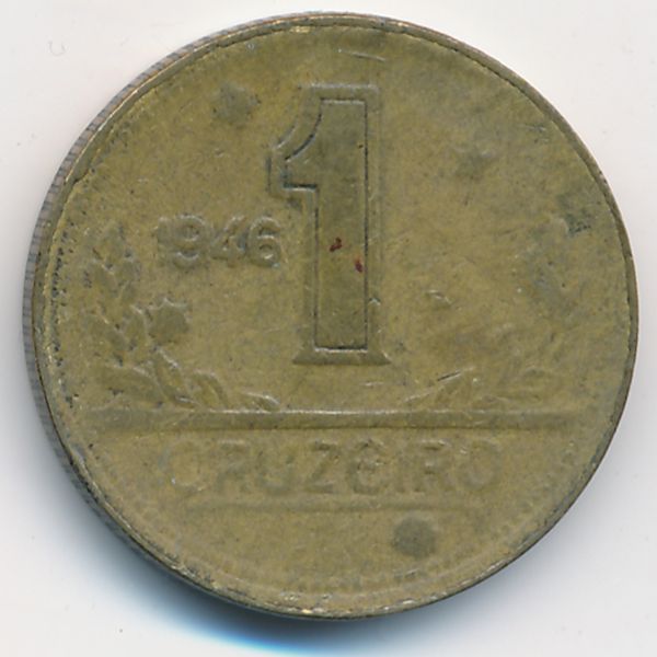 Бразилия, 1 крузейро (1946 г.)