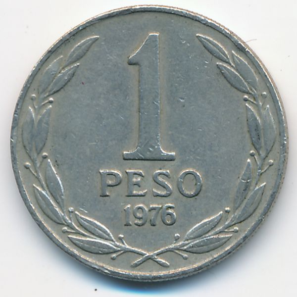 Чили, 1 песо (1976 г.)