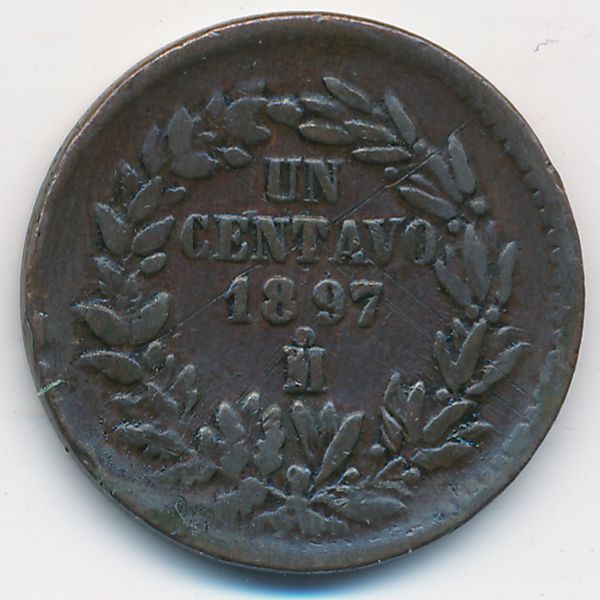 Мексика, 1 сентаво (1897 г.)