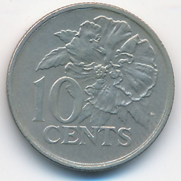 Тринидад и Тобаго, 10 центов (1990 г.)