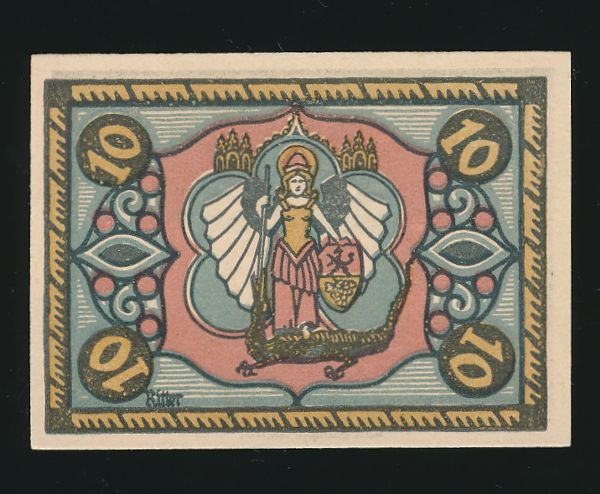 Нотгельды Германии, 10 пфеннигов (1921 г.)