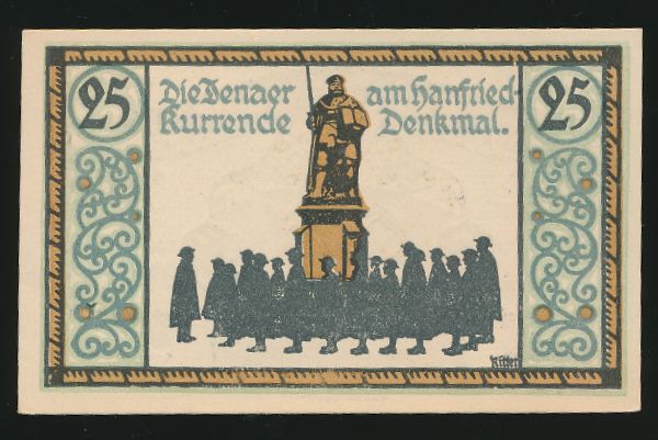 Нотгельды Германии, 25 пфеннигов (1921 г.)