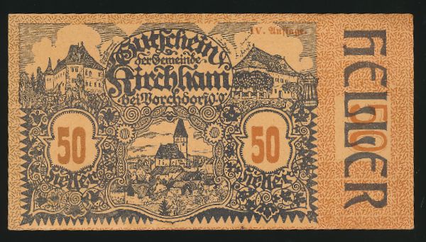 Нотгельды Австрии, 50 геллеров (1920 г.)