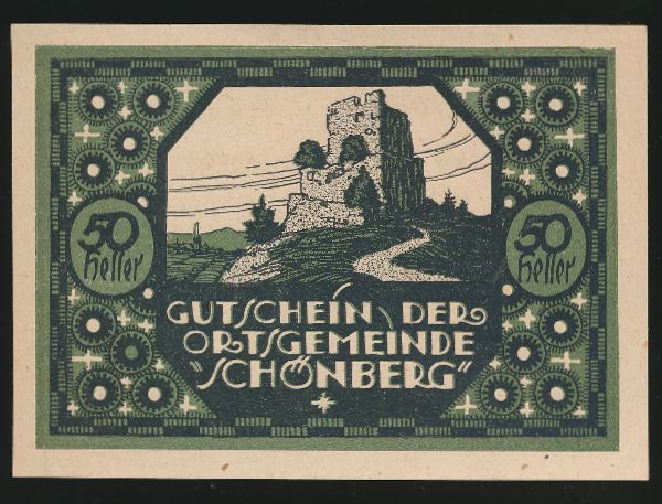 Нотгельды Австрии, 50 геллеров (1920 г.)
