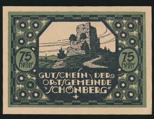 Нотгельды Австрии, 75 геллеров (1920 г.)