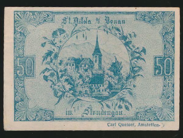 Нотгельды Австрии, 50 геллеров (1920 г.)
