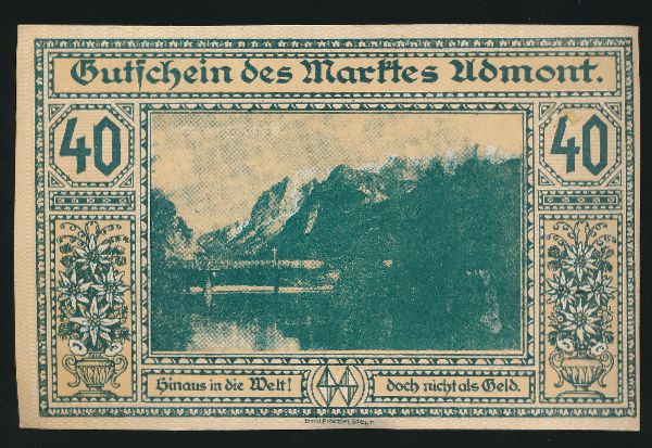 Нотгельды Австрии, 40 геллеров 1920 (1921 г.)