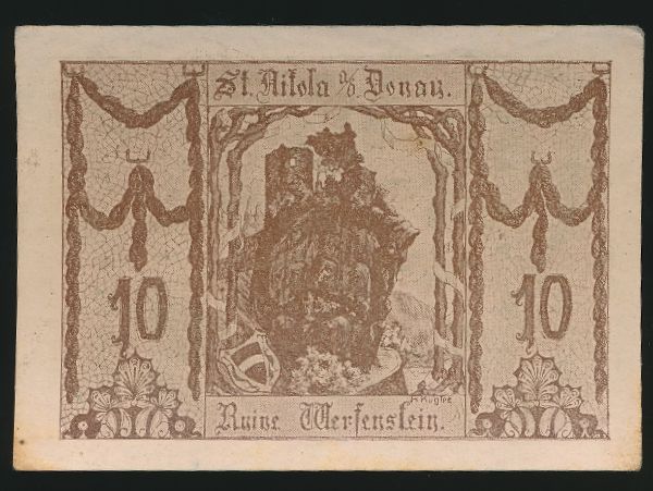 Нотгельды Австрии, 10 геллеров (1920 г.)