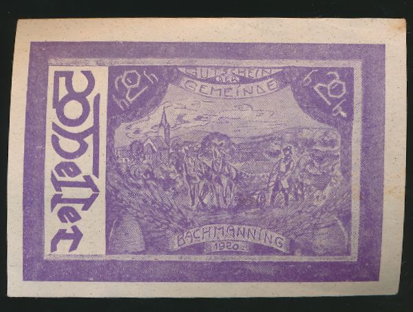 Нотгельды Австрии, 20 геллеров (1920 г.)