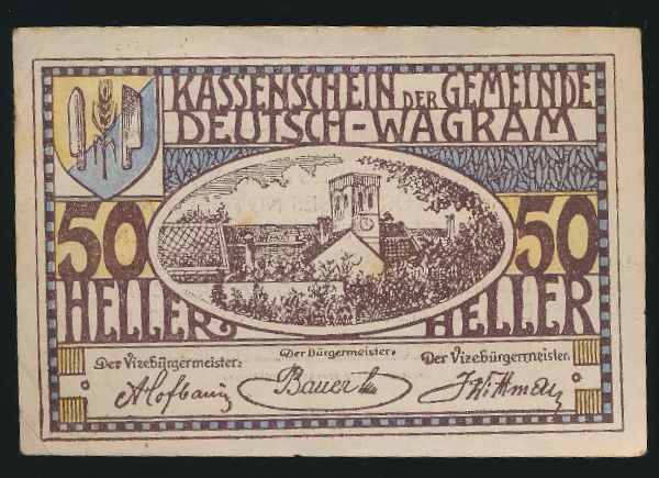 Нотгельды Австрии, 50 геллеров (1920 г.)