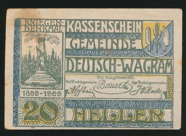 Нотгельды Австрии, 20 геллеров (1920 г.)