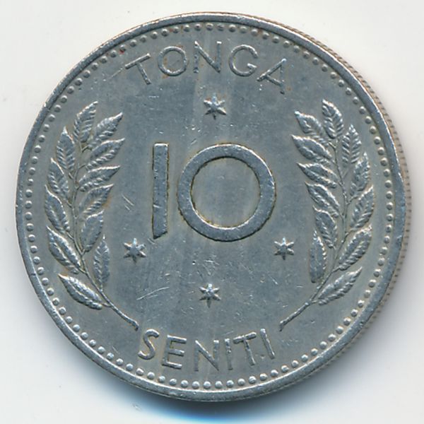 Тонга, 10 сенити (1974 г.)