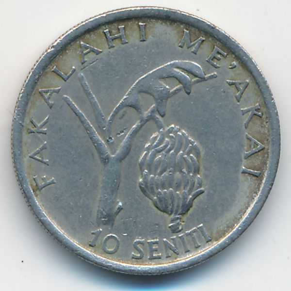 Тонга, 10 сенити (1981 г.)