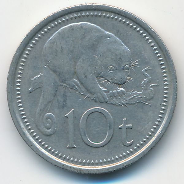 Папуа - Новая Гвинея, 10 тоа (1975 г.)
