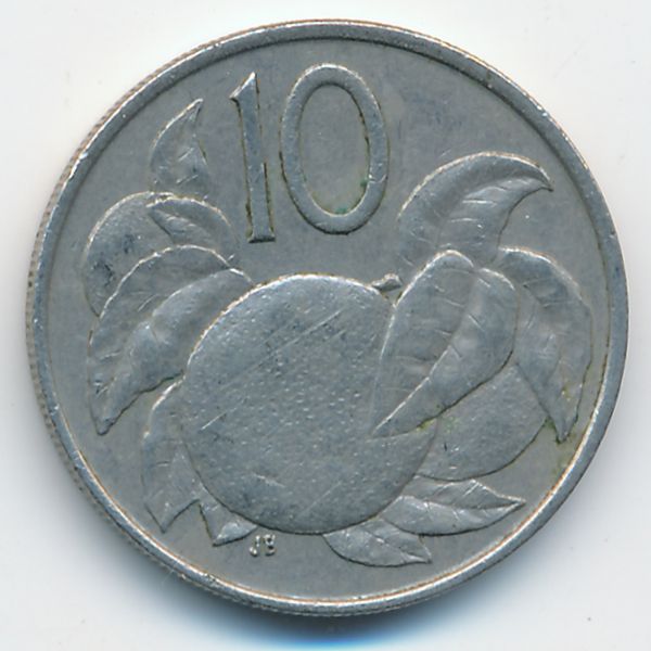 Острова Кука, 10 центов (1973 г.)