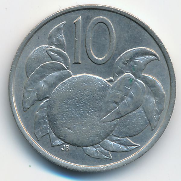 Острова Кука, 10 центов (1972 г.)