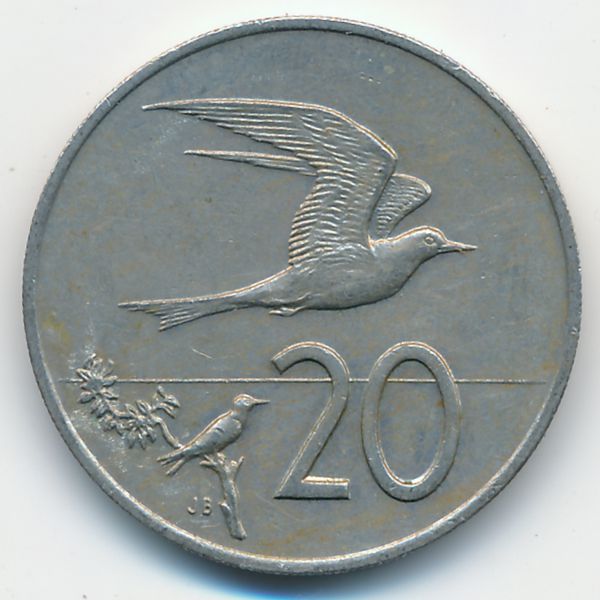 Острова Кука, 20 центов (1983 г.)