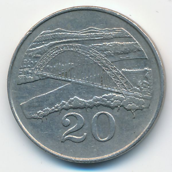 Зимбабве, 20 центов (1980 г.)