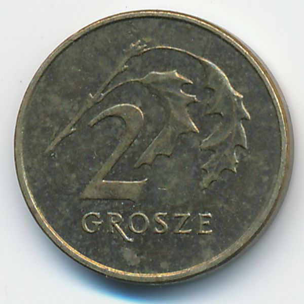 Польша, 2 гроша (2009 г.)