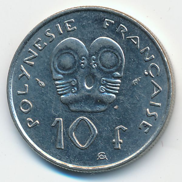 Французская Полинезия, 10 франков (1993 г.)