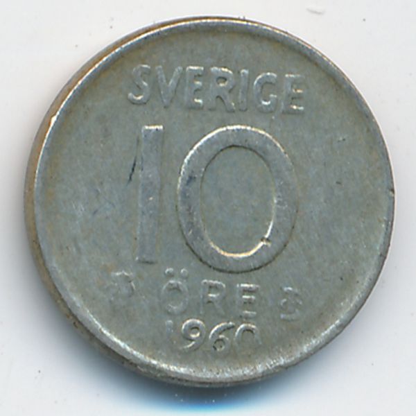 Швеция, 10 эре (1960 г.)