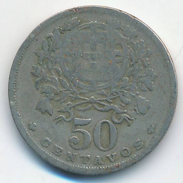 Португалия, 50 сентаво (1929 г.)