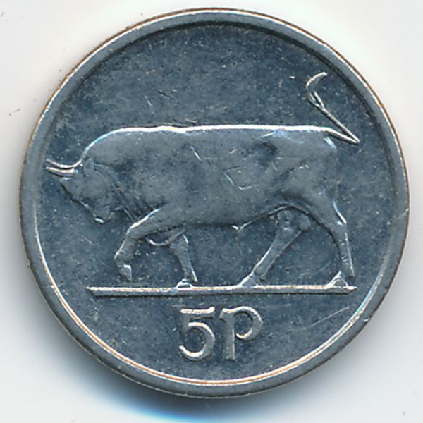 Ирландия, 5 пенсов (1995 г.)