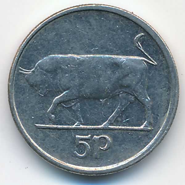 Ирландия, 5 пенсов (1996 г.)