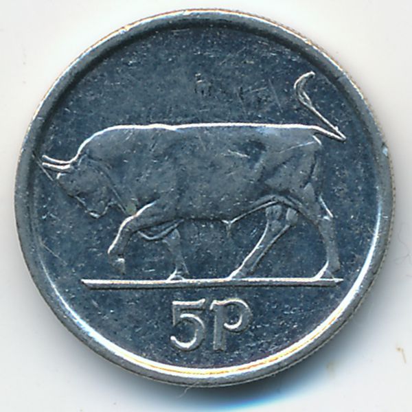Ирландия, 5 пенсов (1996 г.)
