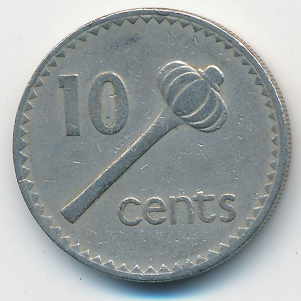 Фиджи, 10 центов (1975 г.)