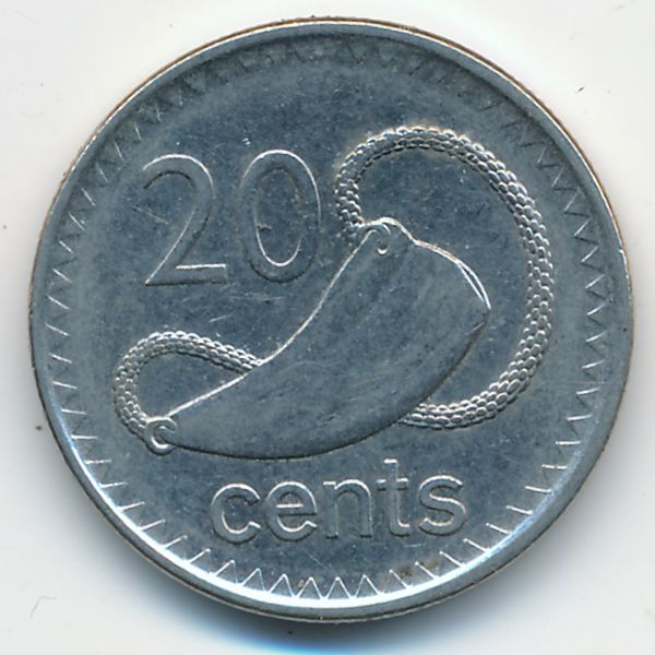Фиджи, 20 центов (2009 г.)