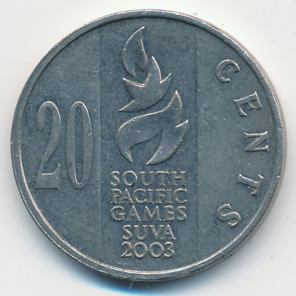 Фиджи, 20 центов (2003 г.)