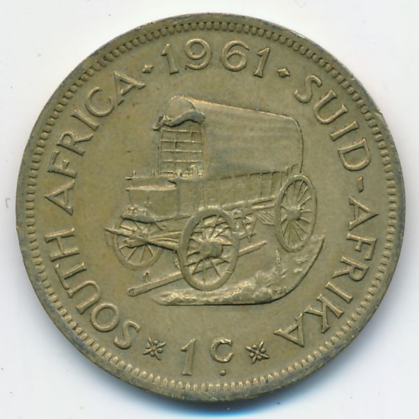 ЮАР, 1 цент (1961 г.)