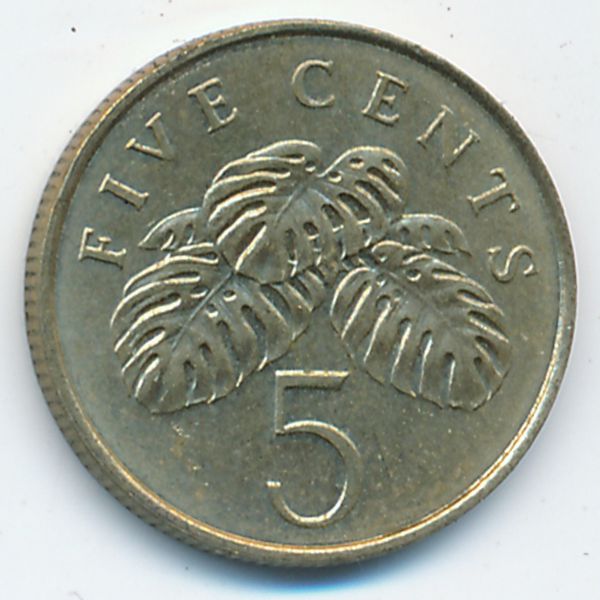 Сингапур, 5 центов (2007 г.)