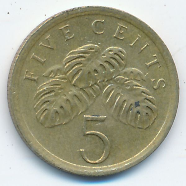 Сингапур, 5 центов (1989 г.)