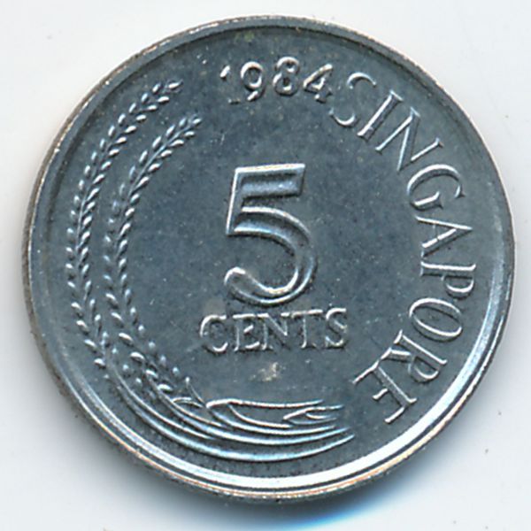 Сингапур, 5 центов (1984 г.)