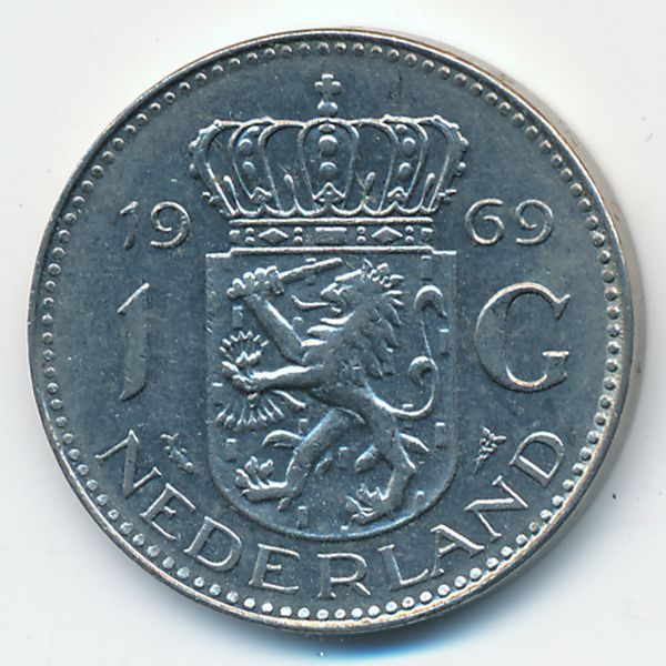 Нидерланды, 1 гульден (1969 г.)
